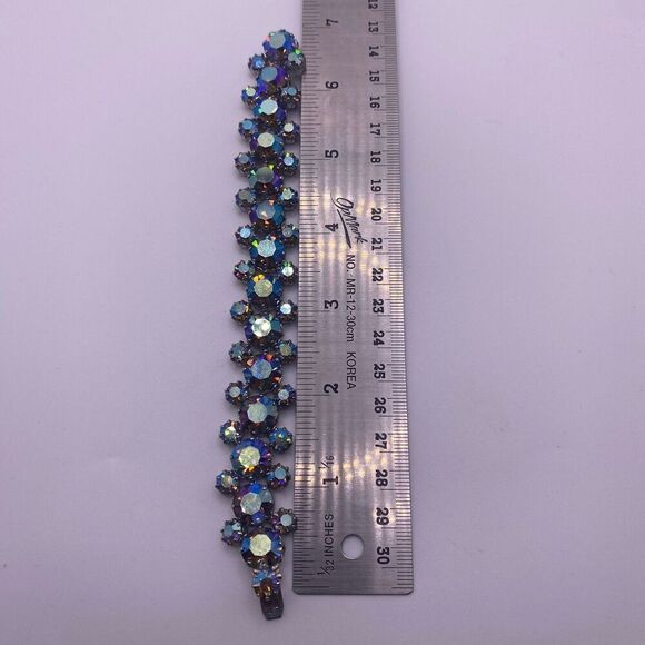 Aurora Borealis Blue Bracelet - Picture 7 of 8